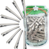 HiJeaton clips métalliques alligator, grand format, parfait pour fixer nœuds et coiffures.