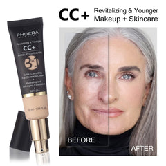 Échantillon teinte Nude PHOERA CC+ Cream pour un teint frais et naturel
