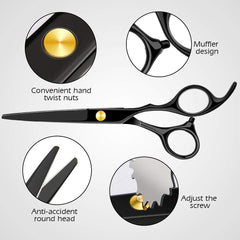 Himart kit ciseaux effiler domicile, texture et volume maîtrisés.
