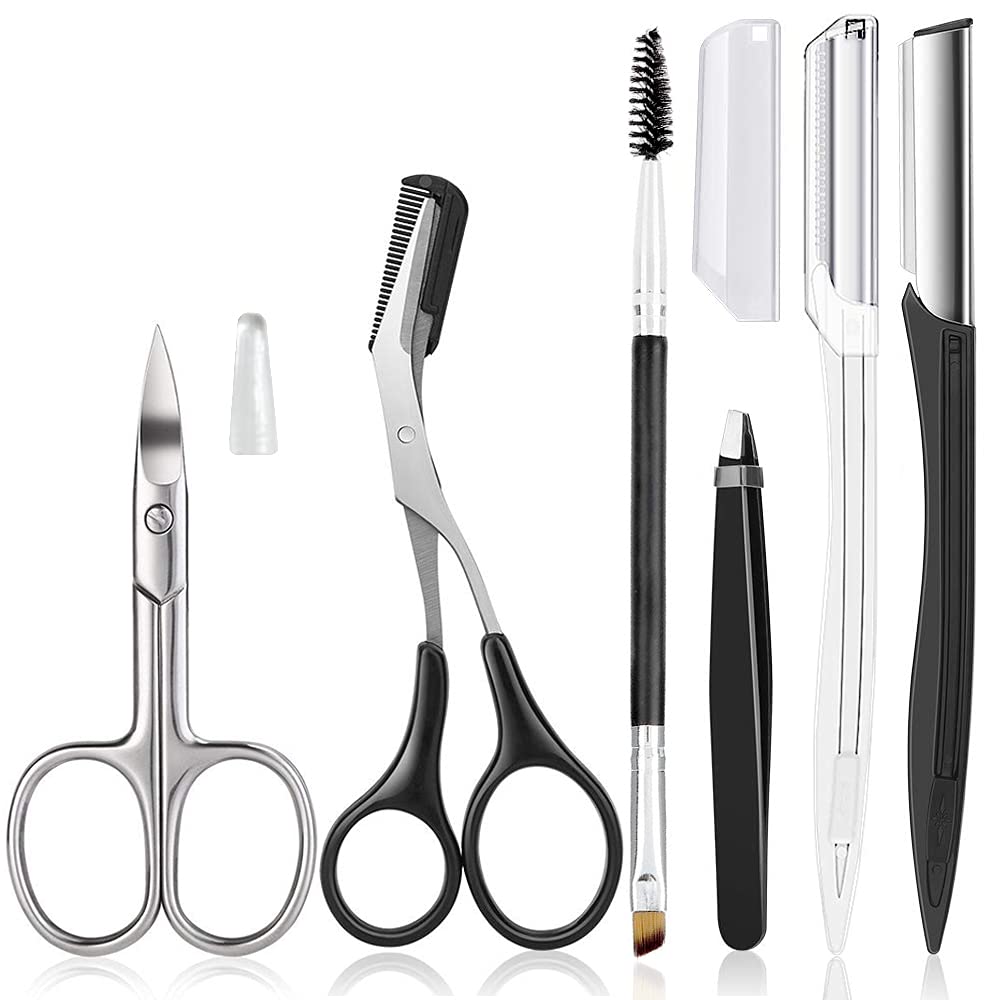 HiMo kit sourcils ensemble, outil complet pour définir et entretenir vos sourcils chez soi.