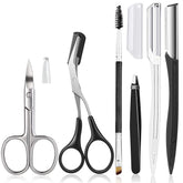 HiMo kit sourcils ensemble, outil complet pour définir et entretenir vos sourcils chez soi.
