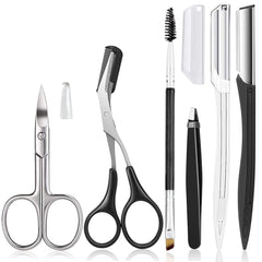 HiMo kit sourcils ensemble, outil complet pour définir et entretenir vos sourcils chez soi.