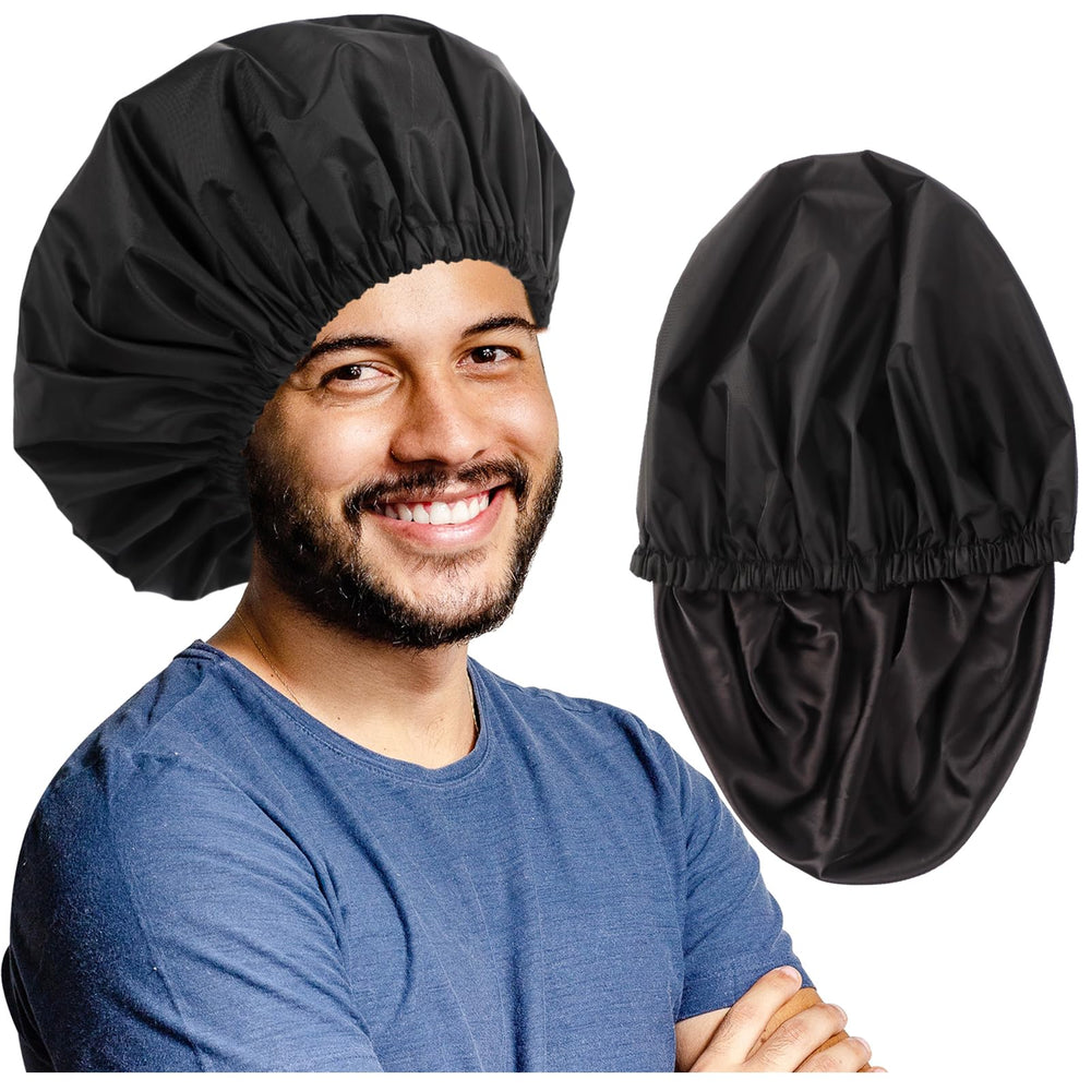 himoswis chapeau douche reglable pour cheveux longs, protection efficace.