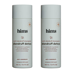 Hims & Hers Dandruff Detox Shampoing : flacon anti-pelliculaire et rafraîchissant