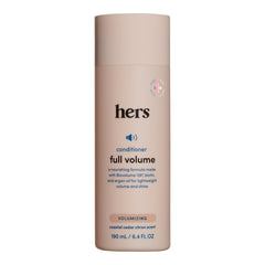 Conditionneur Hims Hers Full Volume, bouteille prête à nourrir et volumiser les cheveux sans alourdir.