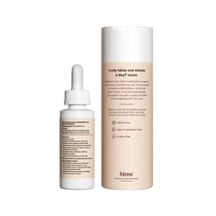 Sérum Minoxidil 5% Hims HERS en flacon 60 ml pour les zones ciblées.