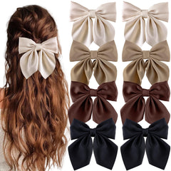 Hisial barrettes noeud noir, allure chic et durable pour cheveux.