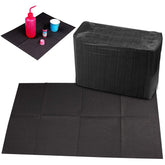 Hisight serviettes dentaires jetables noir, protection hygiénique lors des soins et tatouages.
