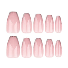 Ongles Hkanlre design pailleté, application rapide pour événement.