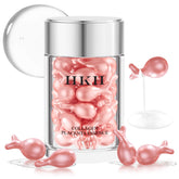 HKH Sérum Retinol en capsules pour le visage, application fraîche et hydratante.