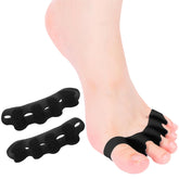 Écarteurs d’orteils HLOES en action, alignement et confort des pieds