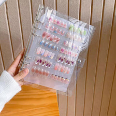 HLQHXWHZT supports ongles acryliques transparents, affichage ordonné des ongles.