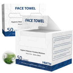 Lingette visage HMTM double-face pour nettoyage en profondeur et douceur