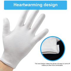 Gants HMNYSOL coton service hôtel, utilisation sans traces