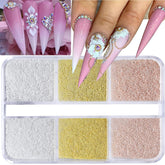 HNUIX perles or pour ongles, ajout d'éclat durable.