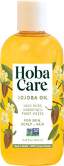 HobaCare huile jojoba pur bouteille — hydratation légère et absorption rapide.