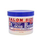Hollywood Beauty Creme beurre cacao, pot de 25 onces, hydratation durable.
