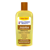 Hollywood Beauty Huile de Jojoba — bouteille prête à hydrater cheveux et peau.