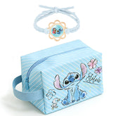 Holymid sac cosmétiques de voyage bleu avec bracelet, rangement élégant et pratique