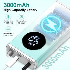 HOMEASY outil de manucure portable, deux batteries rechargeables pour longues sessions.