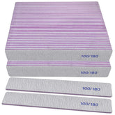HomeyEra lime emery double-face 100/180, idéale pour ongles naturels et acryliques.