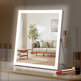 Miroir Homtang éclairé compact pour maquillage net sur bureau