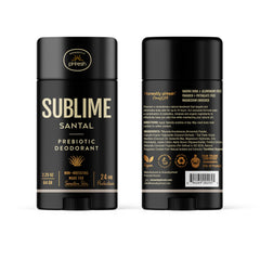 Bouteille Honestly pHresh Sublime Santal: déodorant naturel sans aluminium pour une fraîcheur durable.