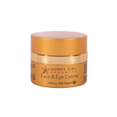 Honey Girl Organics crème-visage-oeil bouteille: hydratation durable.