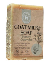 Savon Honey Sweetie Acres, visuel savon-chevre-lait-avoine-5oz: douceur hydratante pour la peau.