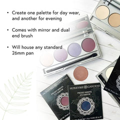 Honeybee Gardens quad miroir et applicateur double-face inclus.