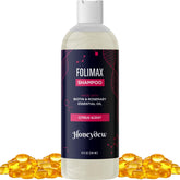 Honeydew Folimax Biotin Shampoo bottle with citrus scent for thinning hair