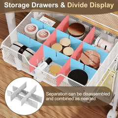 Hongtamoya rangement beauté mobile sous vanity et miroir