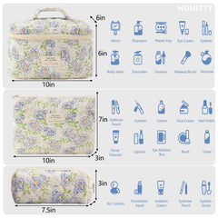 Trousse honitty à trois tailles, pratique pour tout organiser.
