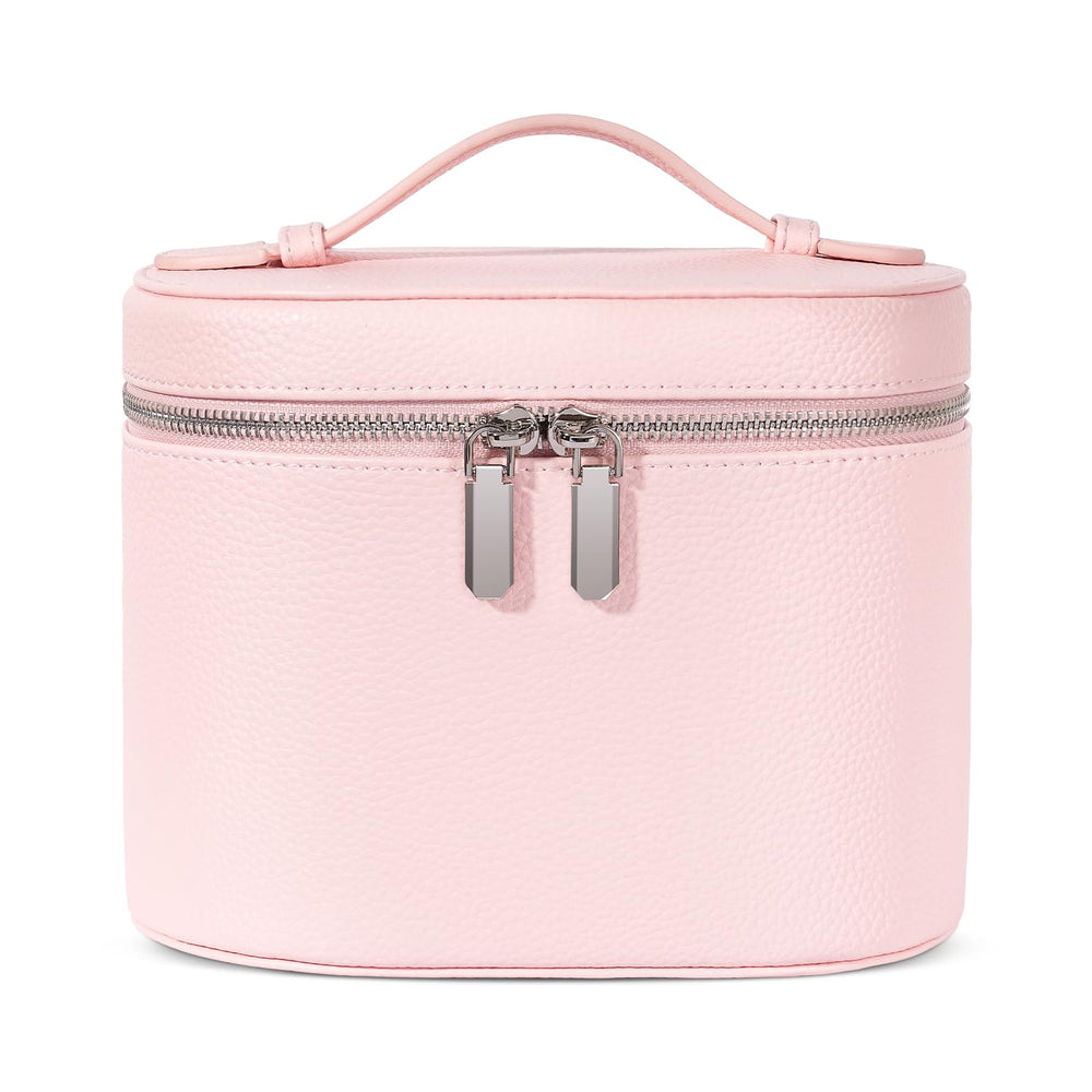 Honitty Trousse maquillage voyage avec compartiments et poignée pour rangement efficace