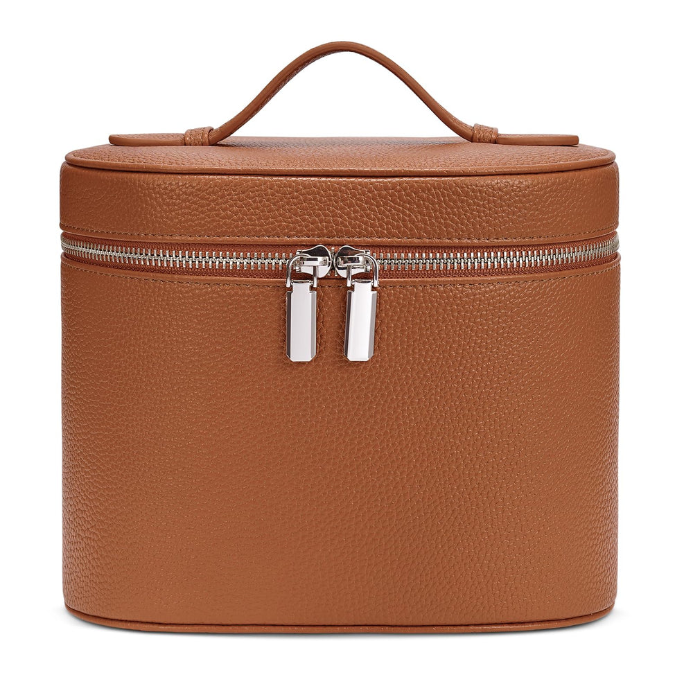 Honitty trousse maquillage voyage avec compartiments et poignée, rangement efficace