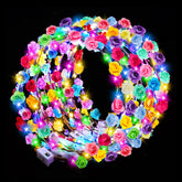 HONLYNE couronne fleurs LED 24 pièces, illumination éclatante pour soirée romantique.