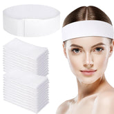 Bandeau jetable HONLYNE pour cheveux, lot de 150 pièces, pratique et hygiénique pour maquillage.