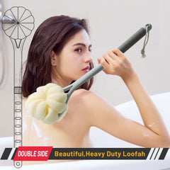 HONOMA éponge loofah douce exfoliante pour une mousse riche