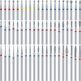 Honoson ensemble de forets diamant pour ongles, précision et polyvalence.