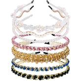 Hoojoot bandeaux perles classique, parfait pour mariage et tenue élégante