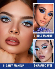 HOOMUSS nuances bleues mates douces pour un look quotidien.