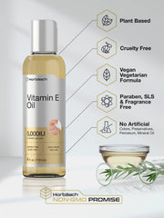 Soin corporel Horbaach Vitamine E huile pour hydratation légère
