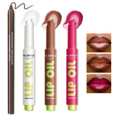 Hosaily baume-stylo-levres-combo sur coffret, hydratation légère et brillance.