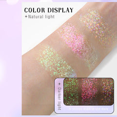 HOSAILY Roll-on paillettes holographiques pour fête, brillance festive
