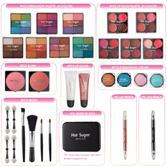 Palettes yeux mini Hot Sugar, pigmentation riche et facile a fondre