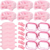 Hoteam headbands spa Galentine, confort doux lors d'une fête entre amies.