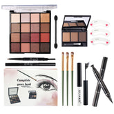 Hotmaig palette ombres à paupières 16 couleurs, idéale pour des regards nude quotidiens.
