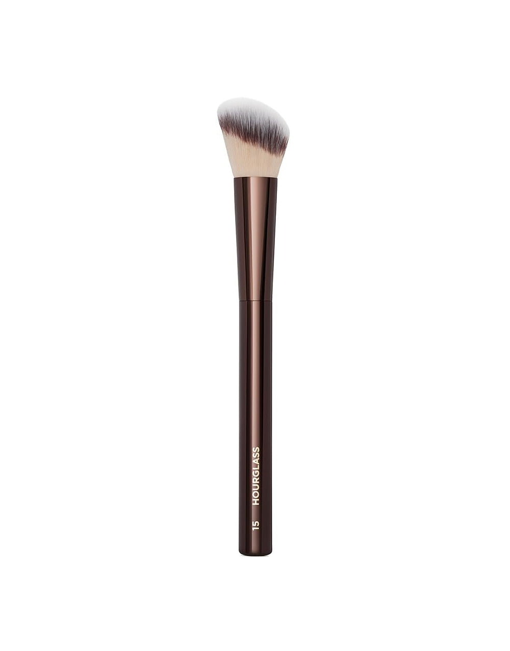 Hourglass No.15 Pinceau pour joues anguleux: précision sur textures crème et liquide.