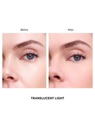 Hourglass Vanish Airbrush Poudre Pressée Translucide Clair – format voyage pratique.