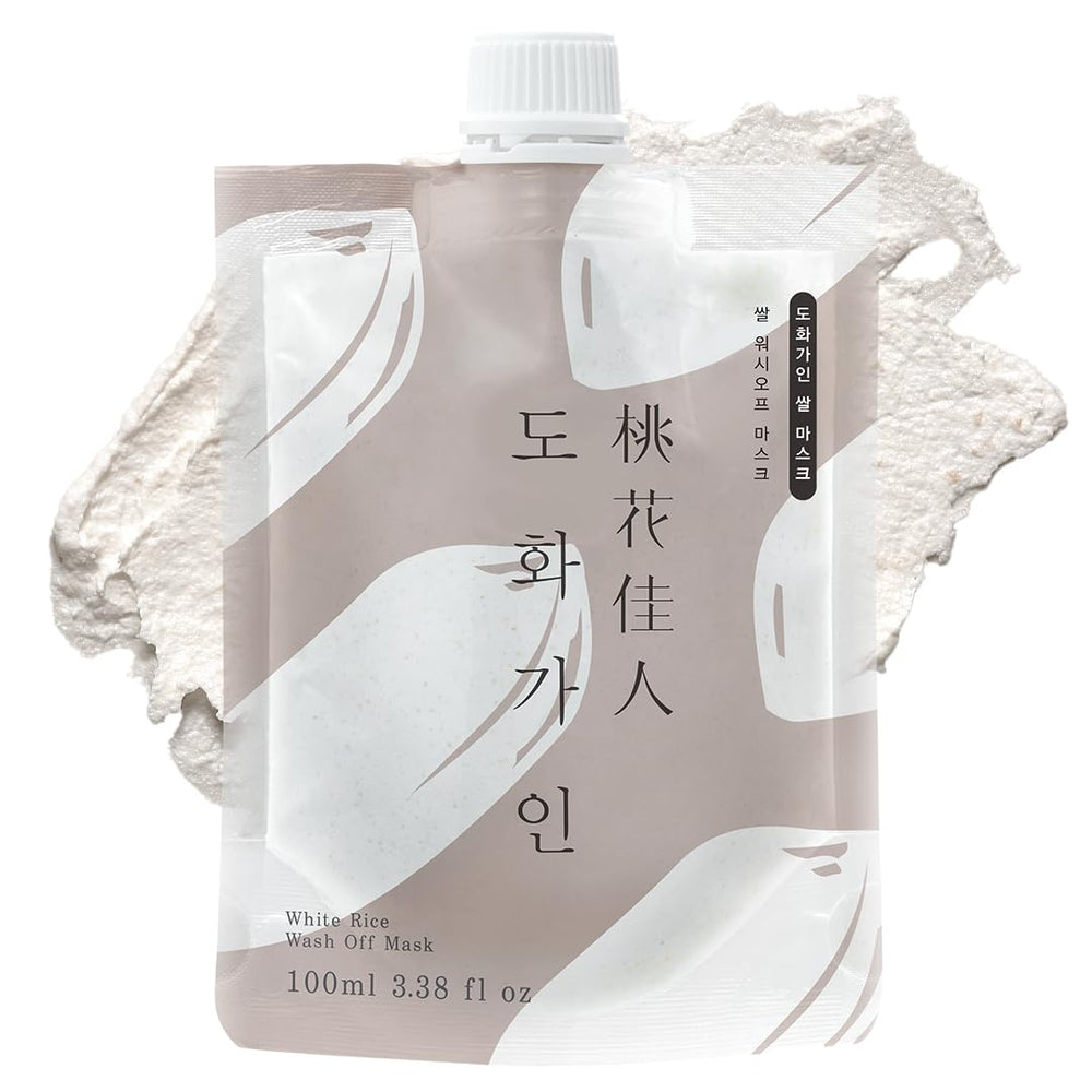 House of Dohwa masque visage riz blanc texture crèmeuse exfoliante douce